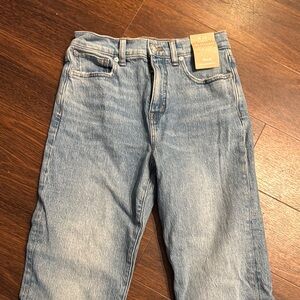 NWT Madewell 90’s straight jeans